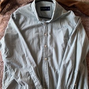 Abercrombie Men's Long Sleeve Soft Button-Down